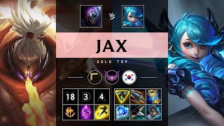 Jax Top vs Gwen: Legendary - KR Master Patch 14.18