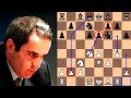 Kasparov defeats kamsky with the english attack