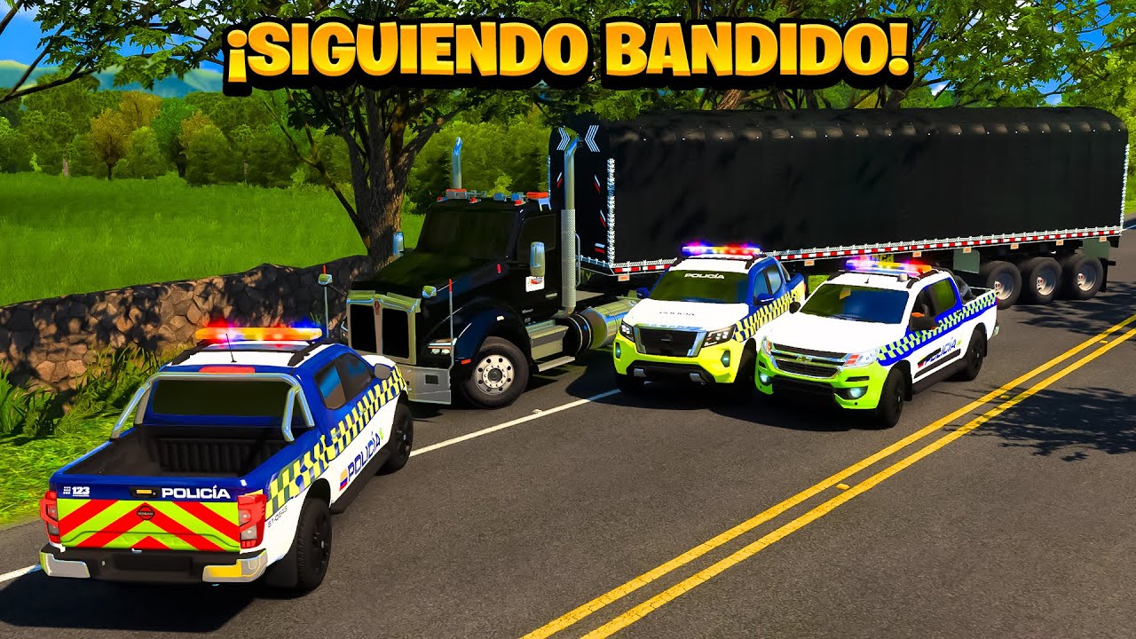 ¡Persecución POLICIAL A TRACTO MULA ROBADA! | American Truck Simulator