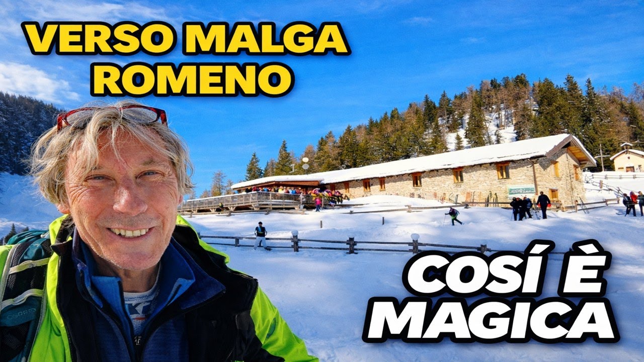 Un Paradiso Innevato! Trekking verso Malga Romeno dal Passo Mendola