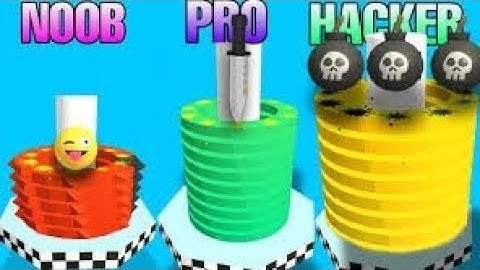 NOOB vs PRO vs HACKER-stack ball