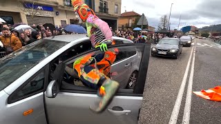 Karcocha Arlequín de calle, payaso, mimo, espectáculo de calle, Street show en Mos Galicia 🇪🇸 2024