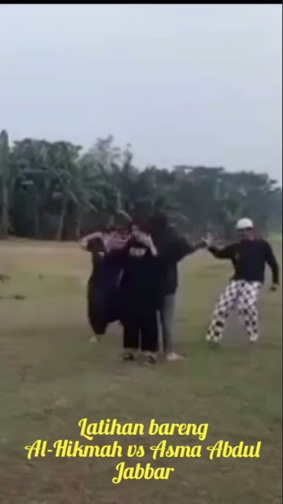 Latihan bareng Al-Hikmah vs Asma Abdul Jabbar