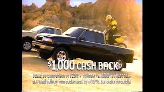 Match Highlights Mazda B3000 Truck vs Nissan Frontier 90s Commercial (1998)
