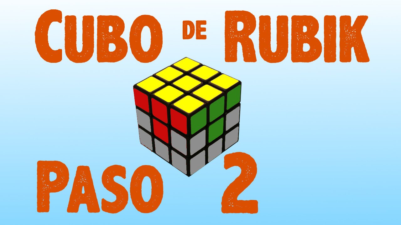 Pasos Cubo Rubik 2x2 Paso 2: Vértices de la primera cara del cubo de Rubik