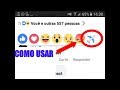 Como usar a reação avião no Facebook (APENAS CELULAR)