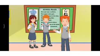 3 сынып.  School rules.