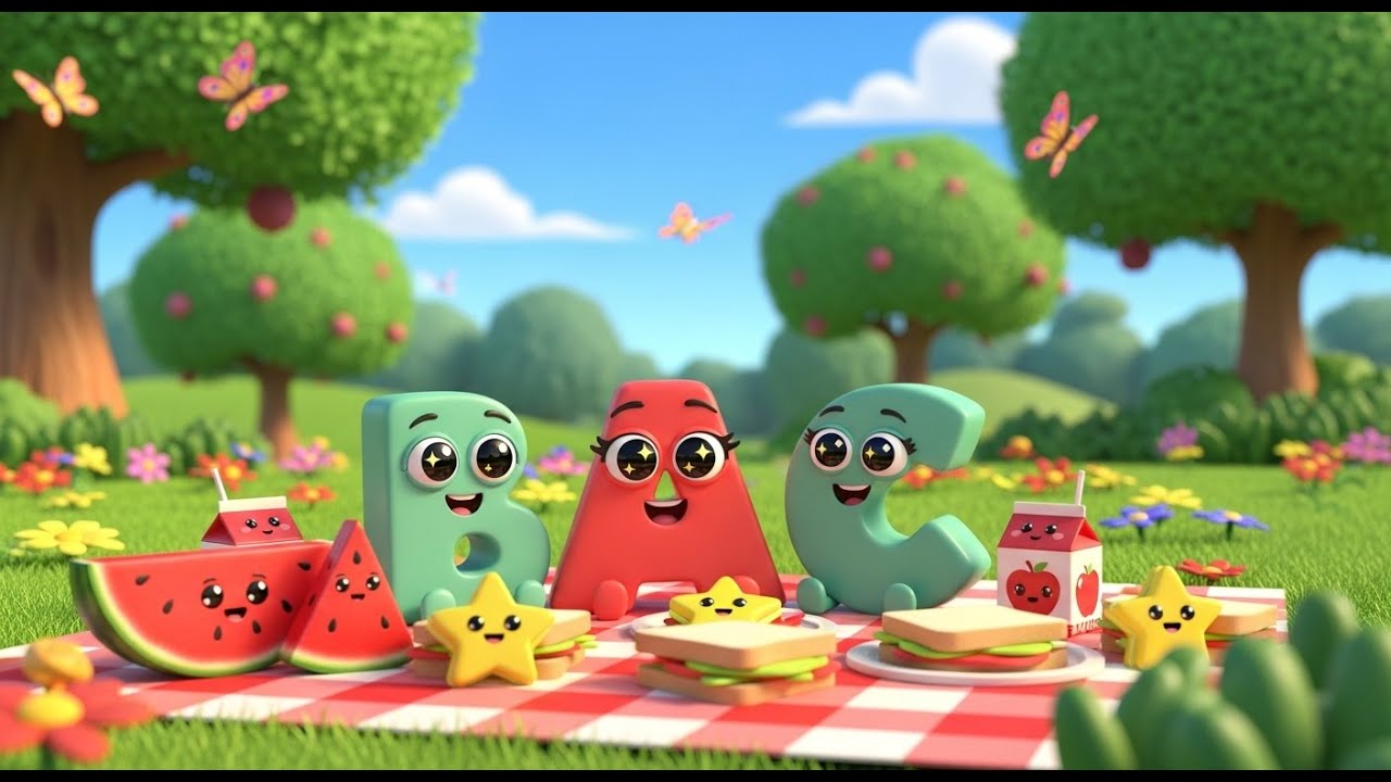 ABC Picnic in Alphabet Park | Kids Nursery Rhyme and Educational Song