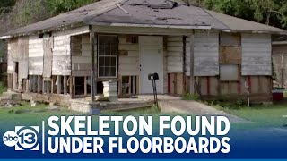 Skeletal remains found under floorboards by home remodelers, HPD says