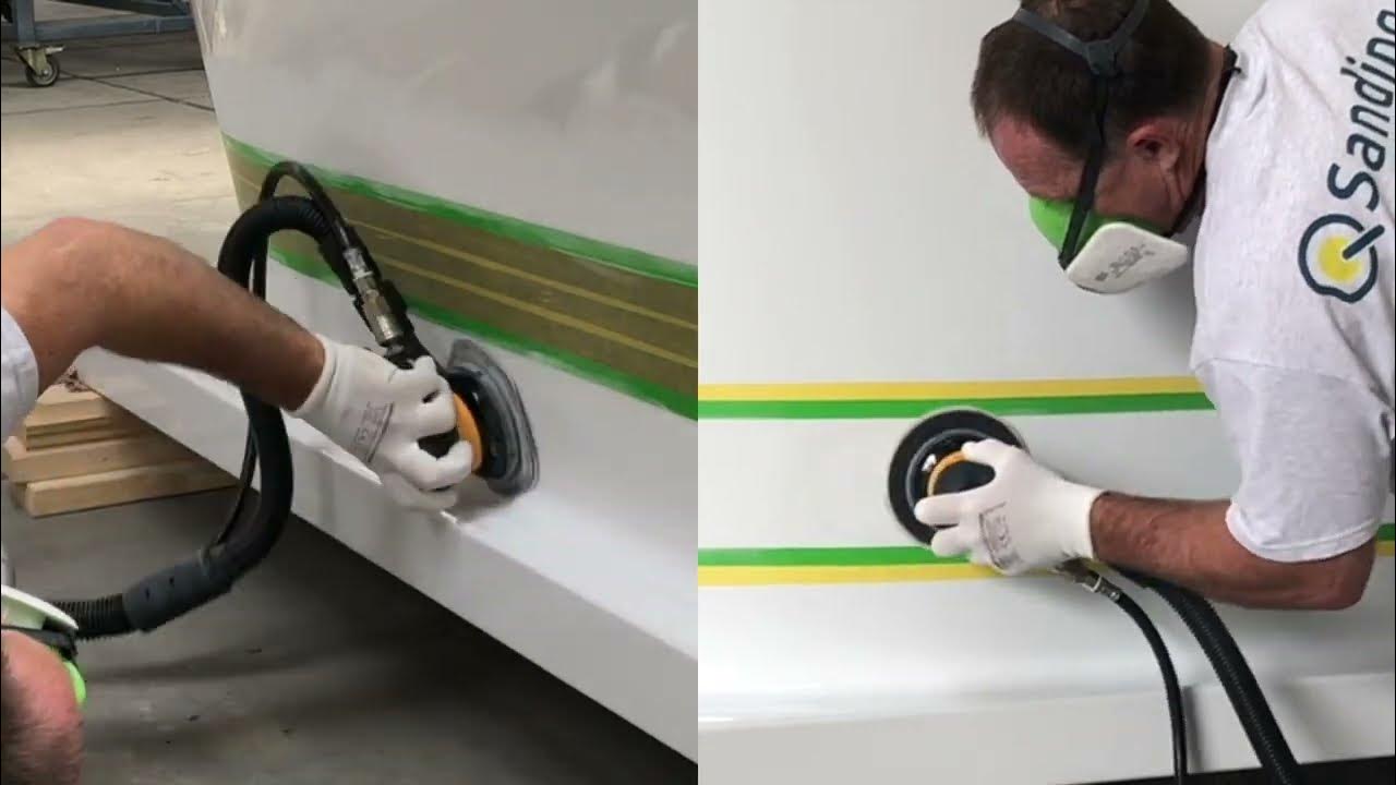 How to sand curved surfaces. Q Sanding System. YouTube