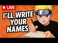 Comment Your Names вќ пёЏ Live Art Writing Comment Your Names вќ пёЏ Live Art Writing