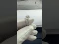 Custom Made Van Cleef Arpels Perlee Clover Ring 18K White Gold With Diamonds