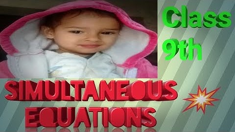 Class-9/ICSE/Ch-6/Ex-6B /Simultaneous Equations/Lecture-2/ class 9 maths chapter 6 by Lakhvir Kaur
