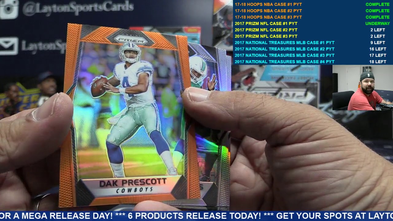 2017 Panini Prizm Football Hobby 12 Box Case Break #1   PICK YOUR TEAM