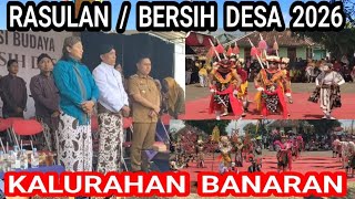 BERSIH DESA / RASUL BANARAN I - V, KALURAHAN BANARAN PLAYEN GUNUNGKIDUL YOGYAKARTA 