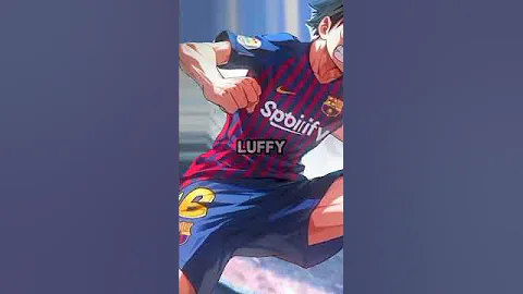 Anime characters as football player ⚽️ #shortvideo #goku #naruto #anime #animeedit #viral #shorts