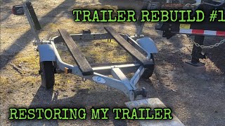 Jon Boat DIY Trailer Rebuild  #diy #trailers #boattrailerrebuild