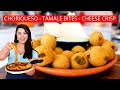 3 EASY Mexican RESTAURANT APPETIZER Recipes Super Easy Chori Queso Tamale Bites &amp; Cheese Crisp