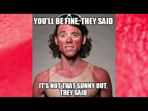 UV radiation damage or sunburn