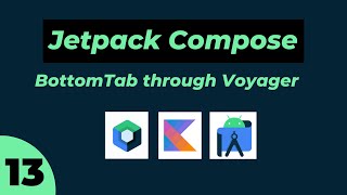 😍  #13 Bottom Tab in Jetpack Compose through voyager in hindi 🥳  | Android | Kotlin 🤩  | Bye Bye Xml