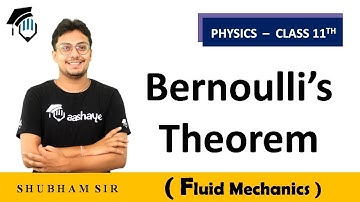 Fluids Mechanics  || Bernoulli