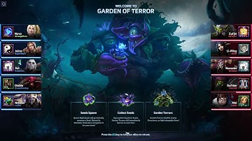 Heroes of the Storm - Quick Match - Garden of Terror - Nova
