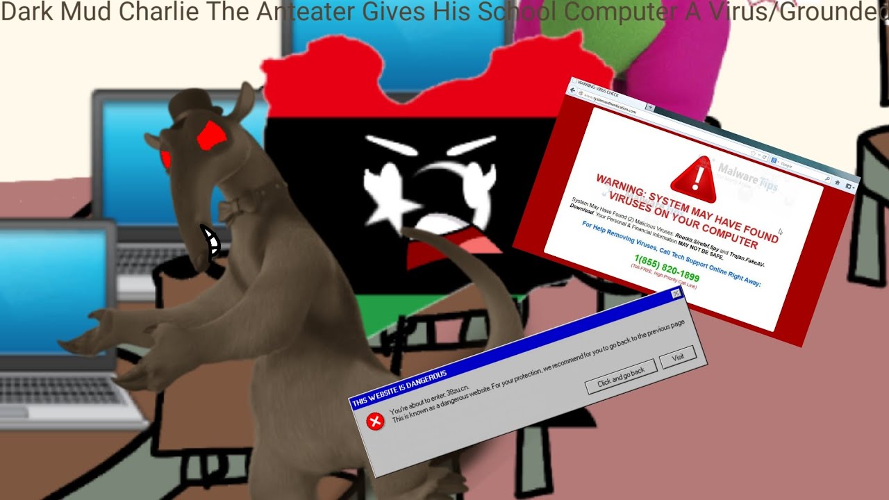 Dark Mud Charlie The Anteater Gives His School Computer A Virus ...