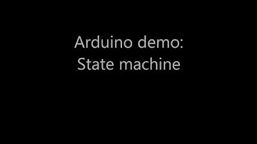 Arduino demo: State machine with push buttons and LEDs