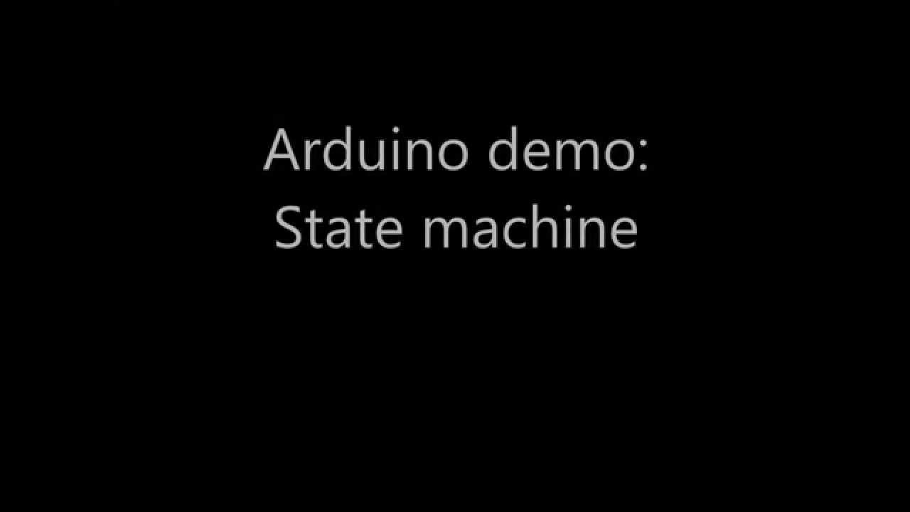 Arduino demo: State machine with push buttons and LEDs