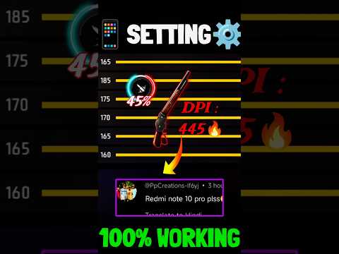 New Settings Redmi Note 10 Pro Sensi Dpi 2024 Free Fire Highlights