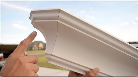 End Crown Moulding Cut!  - How to Return