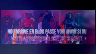 Video thumbnail of "Deric Feat Dj Sebb - En Blok ( Lyrics )"