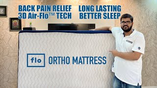 Best Orthopedic Mattress in India | Best Mattress For Back Pain &Support | Flo Ortho Mattress Review