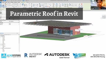 Parametric Roof in Revit