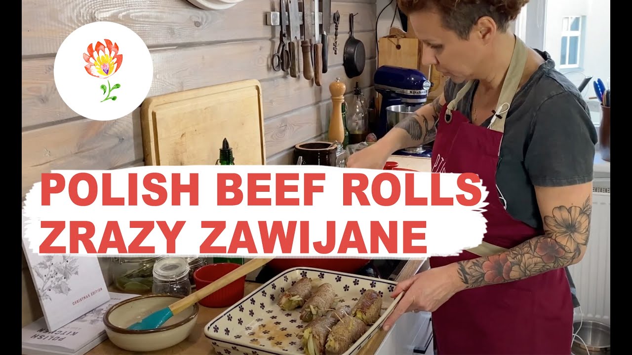 Polish dinner - BEEF ROLLS - ZRAZY ZAWIJANE - How to make Polish food. | Polish Your Kitchen