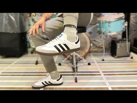 Review & On Feet: ADIDAS SAMBA OG CLOUD WHITE Shoes - YouTube