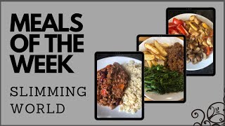 Slimming world Meals of the week - 5 nights of evening meals with syn values