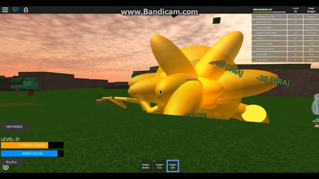 Roblox Elemental Wars - Dragon Magic