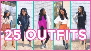 25 OUTFITS IDEAS FOR 2020!!! OOTW Winter Spring Fall Summer Lookbook