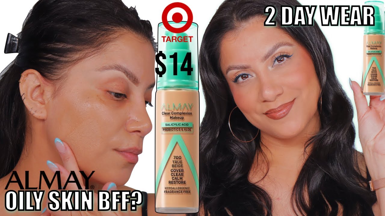 new* AT TARGET 2 DAY WEAR, ALMAY CLEAR COMPLEXION FOUNDATION *oily skin*