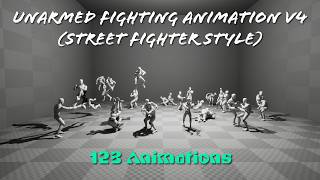 Unarmed Fighting Animation V4 （Street Fighter Style）