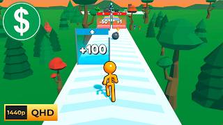 Tall Man Run | Casual Runner | No Copyright Gameplay 1440p 60fps