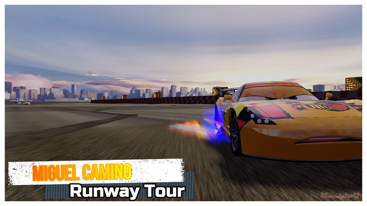 Cars 2 The Video Game | Miguel Camino - Race Mode | Runway Tour 5 Laps ...