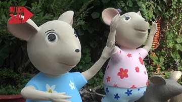 Chuột linh vật khổng lồ đầy màu sắc trong Đường Hoa Tết Canh Tý 2020 | DU LỊCH 24H