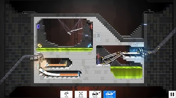 Bridge Constructor Portal Level 30 Best Solution