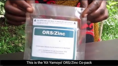 ORS/Zinc co pack prototype demonstration