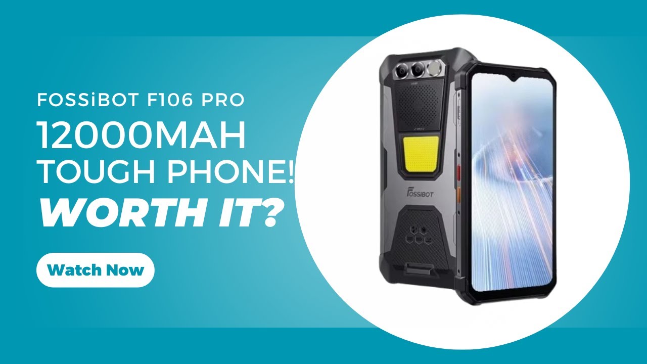 FOSSiBOT F106 PRO: 12000mAh TOUGH Phone! Worth It? - YouTube