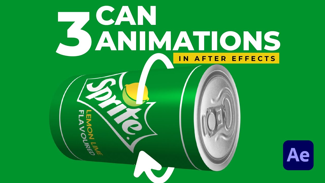 3 Stunning Can Animations in After Effects | Step-by-Step || 4k - YouTube