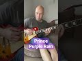 Prince - Purple Rain intro #guitar #purplerain #shorts