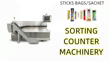 Automatic Pouch counter | Sachet counter machine | Automatic bags/pouches counting machine